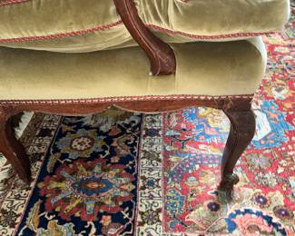 detail of 18thC sofa