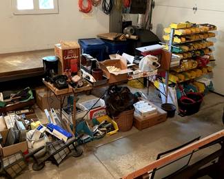 Garage misc and tools