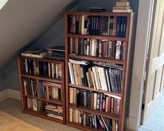 Books and bookshelves