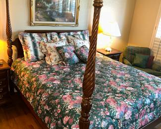 Lexington Bedroom Suite including a Four Poster King Bed …