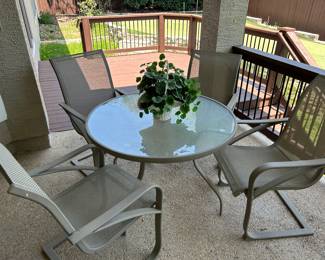 Five Piece Aluminum Patio Set