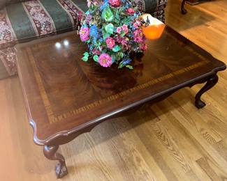 Thomasville Coffee Table with Two Matching End Tables & Sofa Table 
