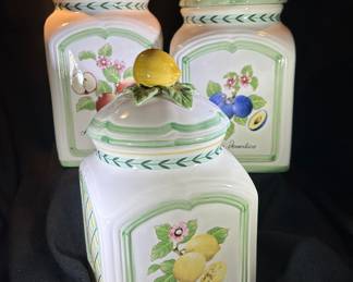 French Garden Fleurence Canister Set
by VILLEROY & BOCH