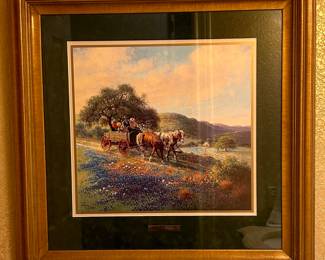 “Home From The Fair”
by Jack Terry
23 in x 30 in (Framed)
Signed and Numbered