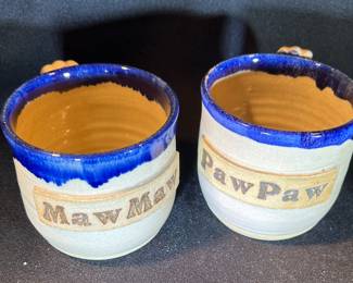 MawMaw and PawPaw Pottery Mugs