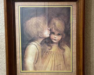 Margaret Keane  "A Little Kiss" 