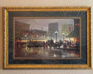 “Peachtree Street Atlanta”
by G Harvey
44 in x 32 in (Framed)
Signed and Numbered