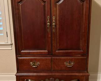 Queen Anne Style TV Armoire