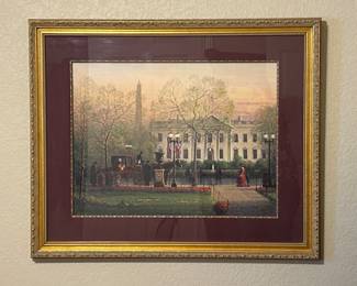 “1600 Pennsylvania Ave”
by G Harvey
33 in x 36.5 (Framed)
Signed and Numbered