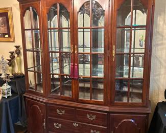 Lineage Lighted China Cabinet
