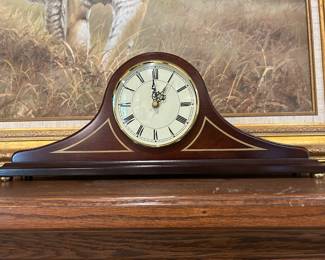 Bombay Company Wooden Mantle Clock 