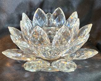 SWAROVSKI Crystal Water Lilly Candleholder 