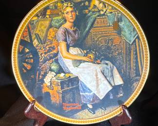 Norman Rockwell  "Dreaming in the Attic" Collector’s Plate