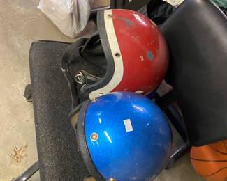 more helmets, rolling office chair