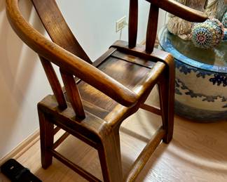 Vintage Chinese Horseshoe Chairs