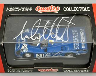 Signed by Mario Andretti 1/43 Quartzo Collectible