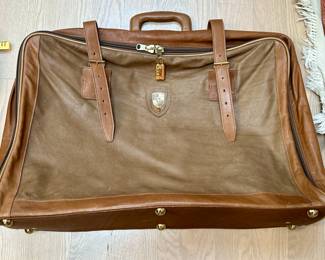 Very Rare Leather Carry-On  or Weekender Porsche Luggage.  We have 2 of these bags