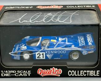 Signed by Mario Andretti 1/43 Quartzo Collectible