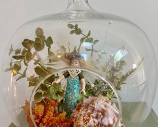 Fairy Garden in Glass Globe