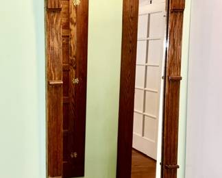 Large antique wall mirror