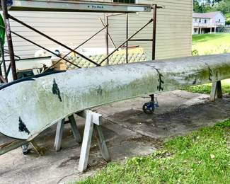 Vintage canoe