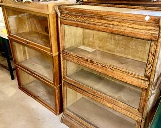 3-stack lawyer's stackable bookcases