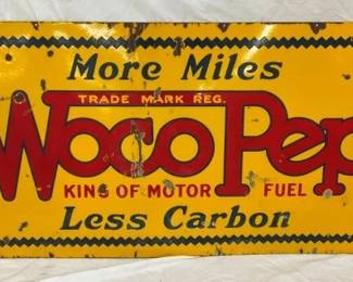 DSP WOCO PEP MOTOR FUEL SIGN