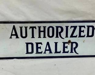 DSP GULF AUTORIZED DEALER SIGN 40X9