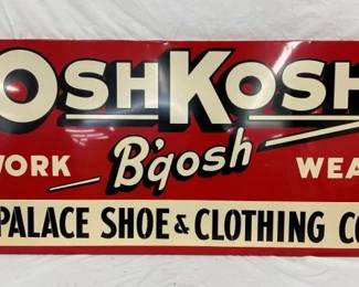 SST OSHKOSH B'QOSH WEAR SIGN