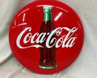 24" COCA COLA BUTTON W/ BOTTLE