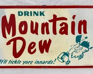 SST 1964 MT. DEW SIGN W/ WILLIE