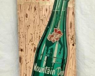 SST 1967 EMB. VERTICAL MT. DEW SIGN