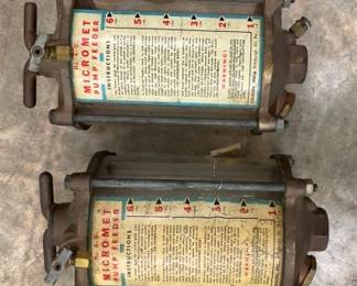 PAIR OF NO. 6 MICROMET PUMP FEEDERS