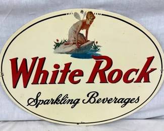 DST WHITE ROCK BEV. SIGN