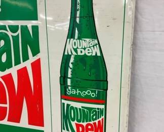 SELF FRAMED MT. DEW SIGN