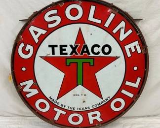 42" DSP TEXACO SIGN W/ RING