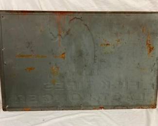 BACKVIEW FISK TIRES RARE SIGN