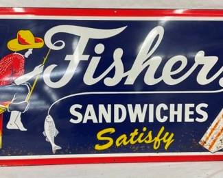 SST FISHERS SANDWHICHES SIGN