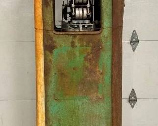 EARLY PATINA GAS PUMP