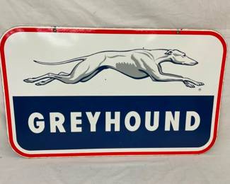 SIDE 2 PORC. GREYHOUND SIGN