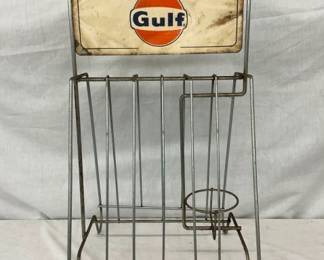 GULF STATION OIL RACK