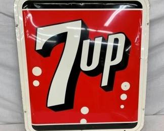 SST 1965 7UP SIGN W/ BUBBLES