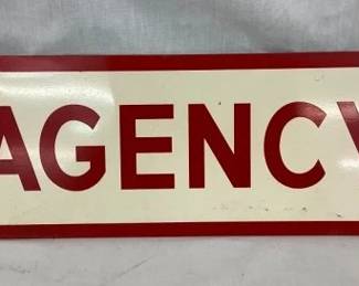 DST AGENCY SIGN 20X6