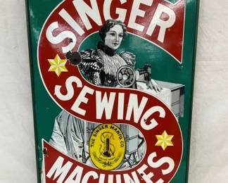 EARLY SINGER SEWING MACHINES SSP SIGN
