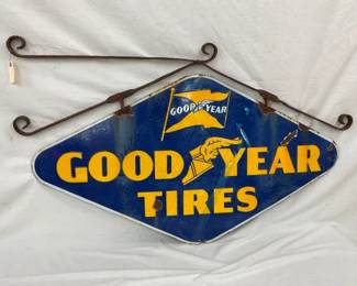 SIDE 2 PORC. GOODYEAR TIRES SWINGER SIGN
