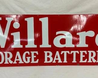 SSP WILLARD BATTERIES SIGN