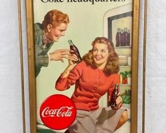 1947 COKE CB HEADQUARTERS W/ ORIG. FRAME