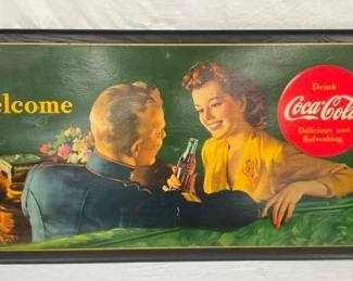 COKE WELCOME CB 58X29
