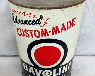 5QT HAVOLINE MOTOR OIL CAN