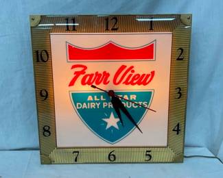16 " FARR VIEW DAIRY CLOCK
